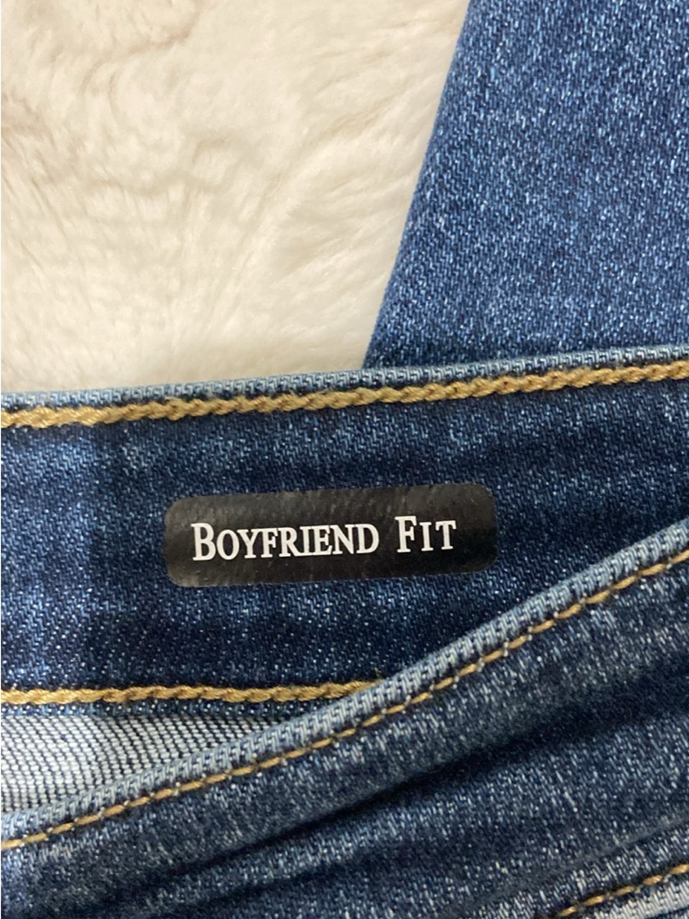 Judy Blue Boyfriend Fit Dark Indigo Skinny Jeans - Picture 4 of 8
